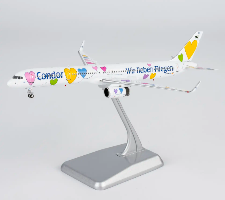 NG45010 | NG Models 1:400 | Boeing 757-300/w Condor D-ABON (50th Anniversary colors) (with stand)