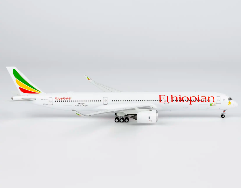 NG57035 | NG Models 1:400 | Airbus A350‑1000 Ethiopian Airlines ET-BAZ (with 80th anniversary stickers)