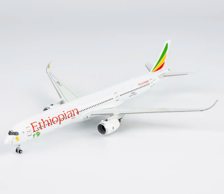 NG57036 | NG Models 1:400 | Airbus A350‑1000 Ethiopian Airlines ET-BAW ("1st A350-1000 in Africa" sticker)
