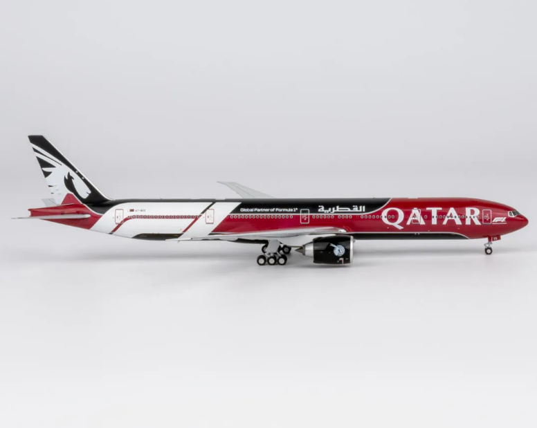 NG73096 | NG Models 1:400 | Boeing 777-300ER Qatar Airways A7-BEG  Fomula 1 livery