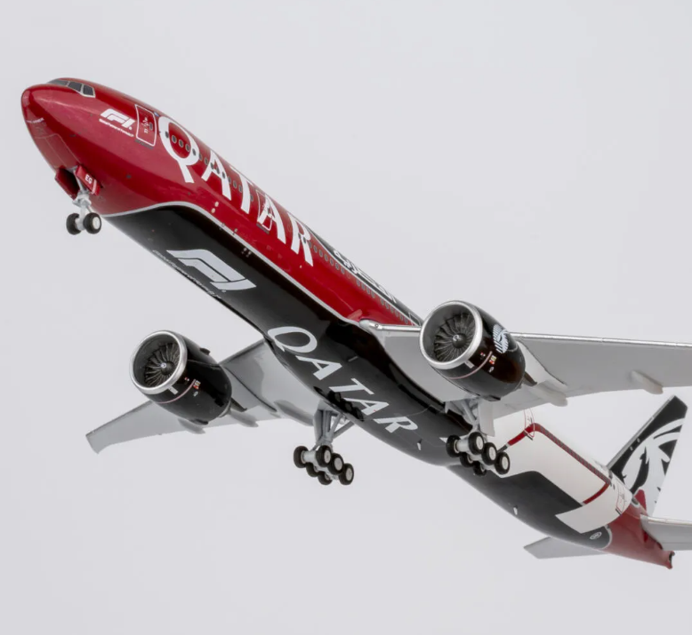 NG73096 | NG Models 1:400 | Boeing 777-300ER Qatar Airways A7-BEG  Fomula 1 livery