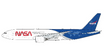JC Wings 1:400 scale die-cast metal model of the Boeing 777-200 NASA Airborne Science Laboratory.