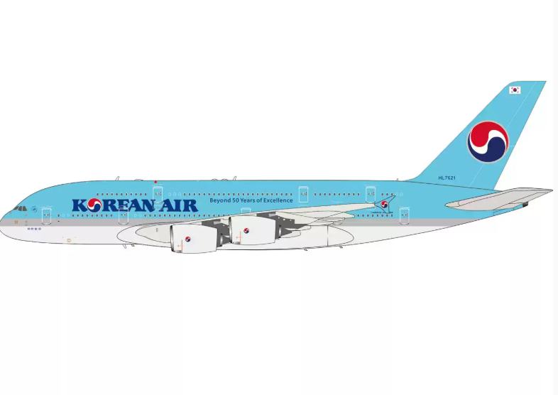 AV4427 | Aviation 400 | Airbus A380 Korean Air HL7621 Beyond 50 Years of Excellence | is due October 2026