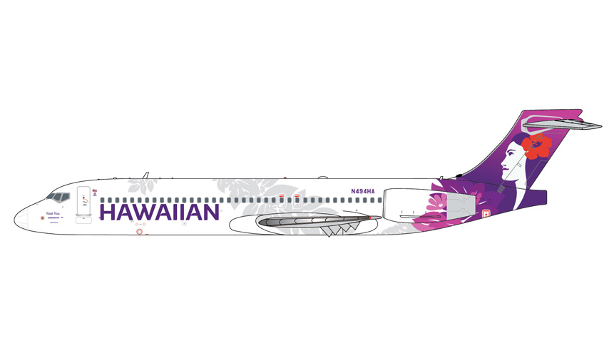 GJHAL2437 | GeminiJets 1:400 | Boeing 717-200 Hawaiian Airlines N494HA | is due September 2026
