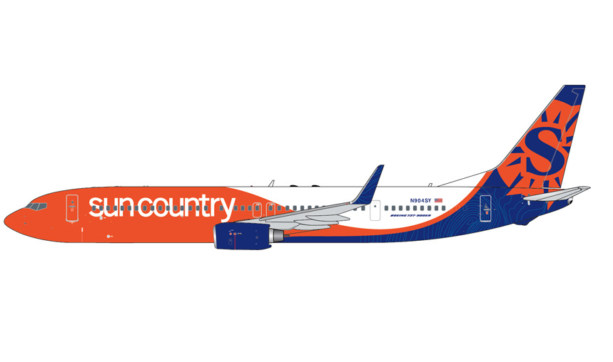 GJSCX2407 | GeminiJets 1:400 | Boeing 737-900ER Sun Country Airlines N904SY | is due September 2026
