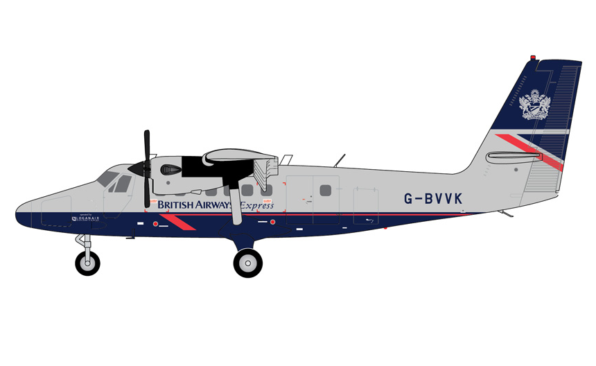 G2BAW1148 | Gemini200 | de Havilland Canada DHC-6-300 Twin Otter British Airways Express G-BVVK Landor | is due September 2026