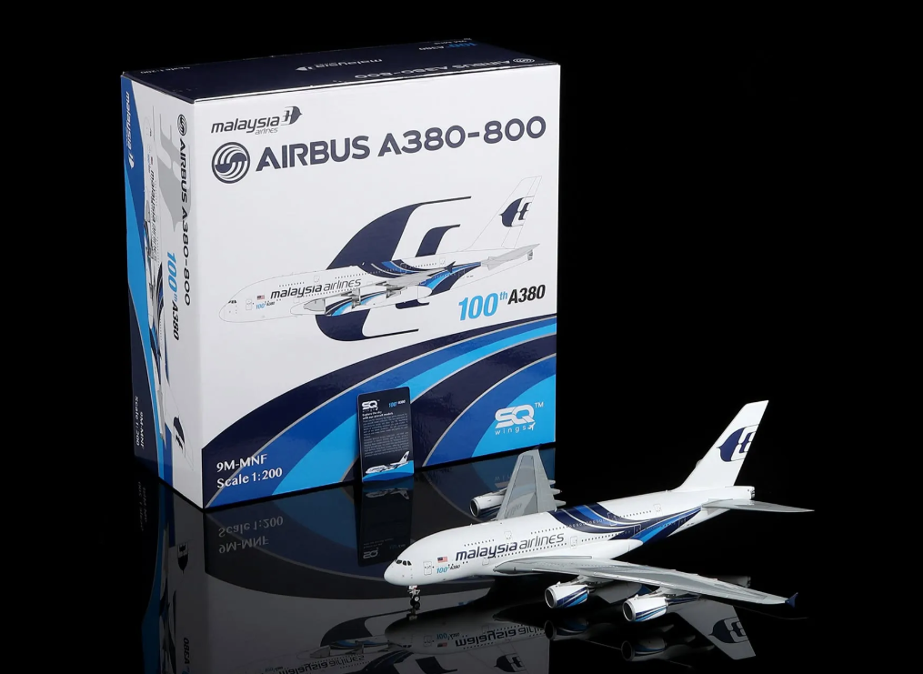 L2152 | SQ Wings 1:200 | Airbus A380 Malaysia Airlines 9M-MNF | is due July 2026