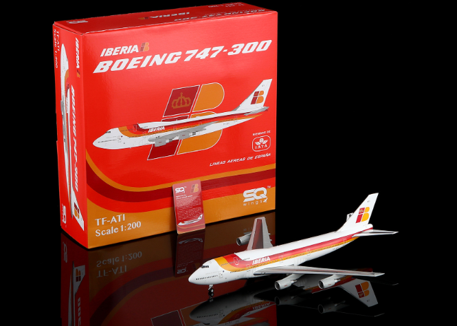 L2120 | SQ Wings 1:200 | Boeing 747-300 Iberia TF-ATI | is due July 2026