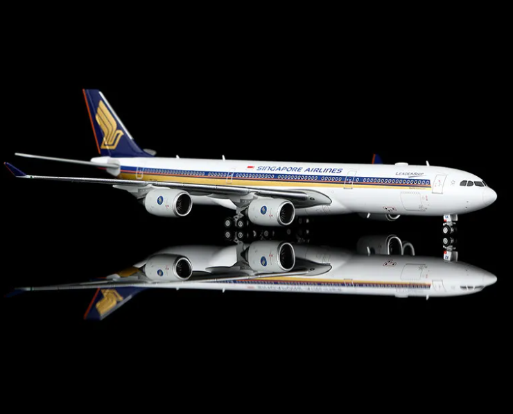 A530110 | HX Models 1:400 | Airbus A340‑500  Singapore Airlines 9V-SGA Leadership | is due September 2026