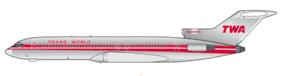 400027 | V1:400 Models | Boeing 727-200 TWA N64339 Project Skinny | is due October 2026