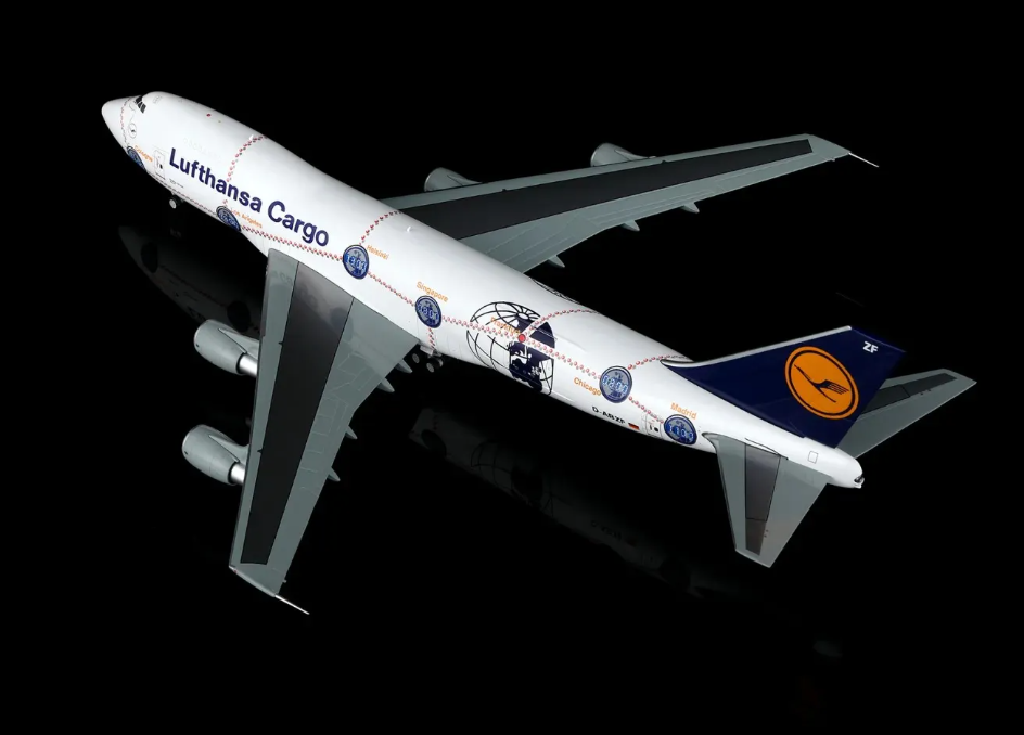 L2186 | SQ Wings 1:200 | Boeing 747-200 Lufthansa Cargo D-ABZF "Service Revolution"