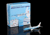 SQ Wings 1:200 die-cast metal model Boeing 737-800 Japan Transocean Air Jinbei Jet.