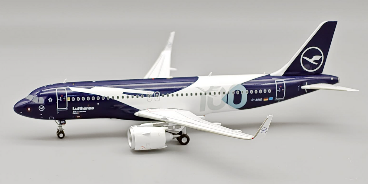 JF-A320-069 | J-Fox Models 1:200 | A320-271NX Lufthansa D-AING  100th Year Anniversary | is due June 2026