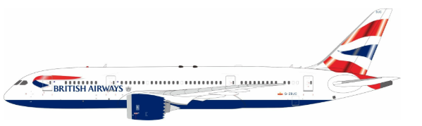 WB788BAZBJC | WB Models 1:200 | Boeing 787-8 Dreamliner British Airways G-ZBJC | is due October 2026