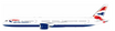 Die-cast metal 1:200 scale model of a British Airways Boeing 787-10 Dreamliner aircraft.