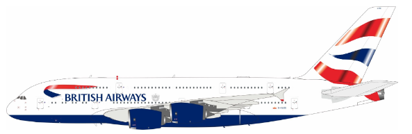 WB380BAXLEG | WB Models 1:200 | Airbus A380 British Airways G-XLEG | is due October 2026