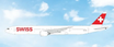 Phoenix die-cast metal 1:400 scale Swiss Boeing 777-300ER model airplane.