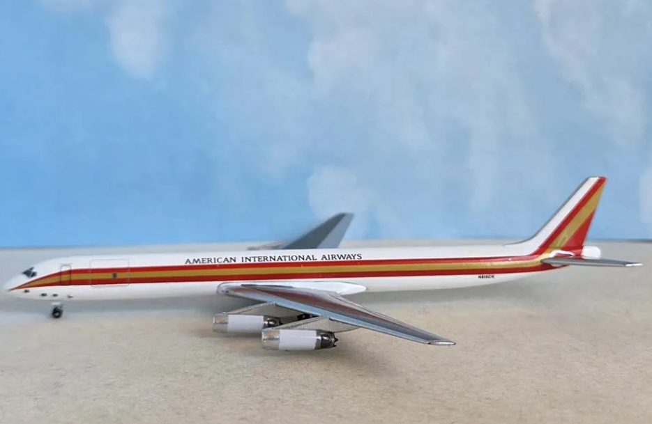 AC411489 | Aero Classics 1:400 | Douglas DC‑8‑63CF  American International Airways op'd by Kalitta Air  N815CK | is due September 2026