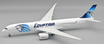 InFlight200 1:200 scale die-cast metal model of an Airbus A350-941 Egypt Air SU-GGE.