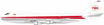 Boeing 747-131 TWA Trans World Airlines die-cast metal model by InFlight200.