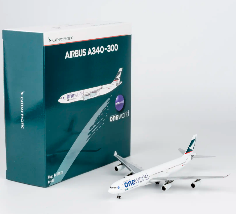 NG65001 | NG Models 1:400 | Airbus A340‑300 Cathay Pacific B-HXG OneWorld | is due September 2026
