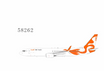 Die-cast metal 1:400 scale model of an Air Inuit Cargo Boeing 737-800(C).