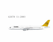 Die-cast metal 1:200 scale Boeing 757-200 Condor airplane model with stand.