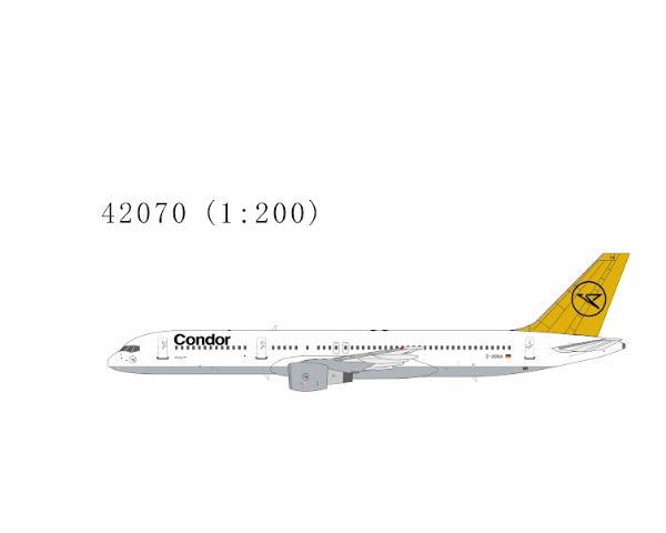 NG42070 | NG Models 1:200 | Boeing 757-200 Condor D-ABNA (delivery scheme - 1st 757-200 for Condor) (with stand) | is due September 2026