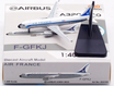 Airbus A320-211 die-cast model airplane in Air France retro livery.