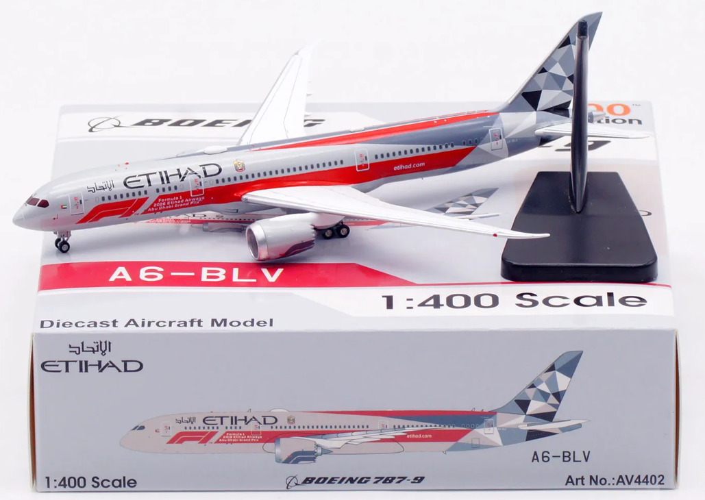 AV4402 | Aviation 400 | Boeing 787‑9 Etihad Airways A6-BLV Formula 1 | is due July 2026