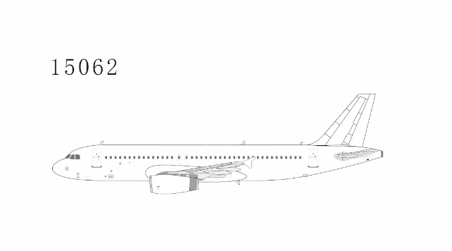NG15062 | NG Models 1:400 | Airbus A320-200 Blank Model (IAE V2500 engines) | is due September 2026