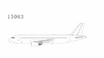 NG Models 1:400 scale die-cast metal Airbus A320-200 blank model airplane.