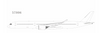 NG Models 1:400 scale die-cast metal blank Airbus A350-1000 model.