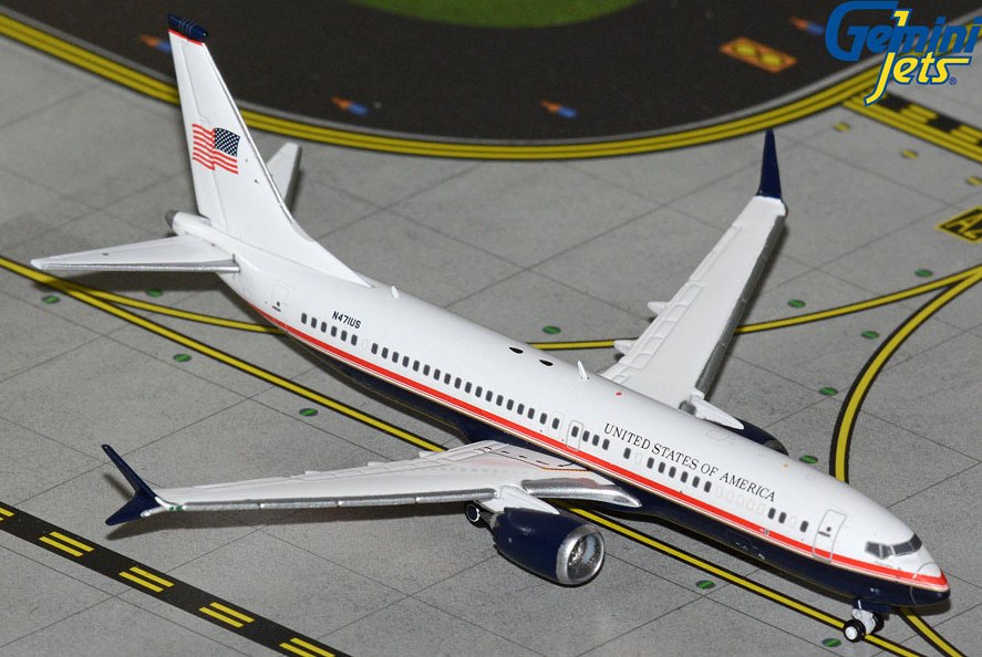GJAFO2420 | GeminiJets 1:400 | Boeing 737 MAX 8 BBJ USAF N471US | is due September 2026