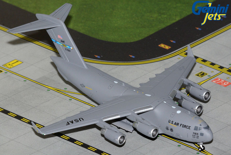 GMUSA164 | GeminiJets 1:400 | Boeing C-17 Globemaster III USAF 07-7169 Dover AFB | is due September 2026