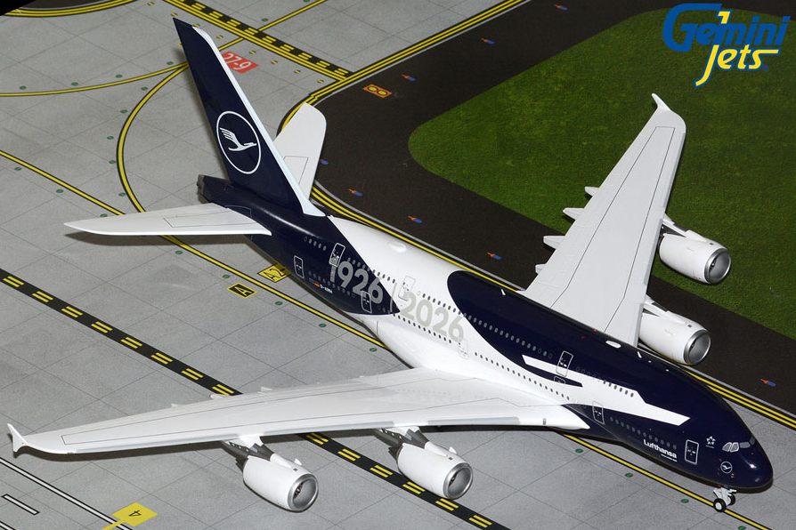G2DLH1512 | Gemini200 | Airbus A380 Lufthansa D-AIMH 100 / Centennial | is due September 2026