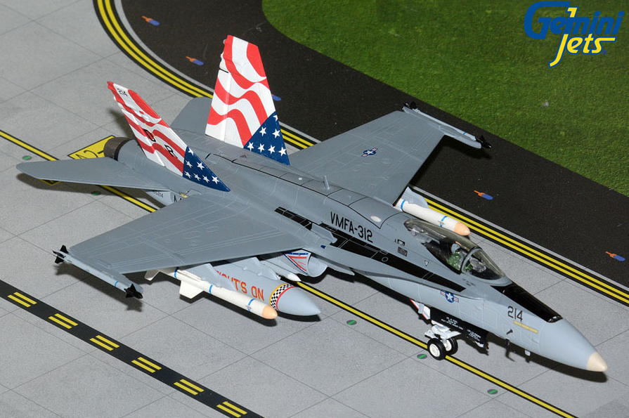 GAUSM10005 | GeminiACES 1:72 | Boeing F/A-18 Super Hornet USAF VMFA-312 United States Marine Corps | is due September 2026