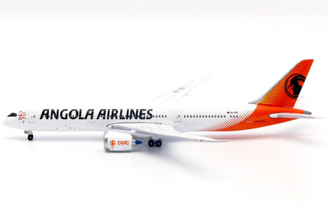 Boeing 787-9 Dreamliner die-cast model airplane in TAAG Angola Airlines livery.