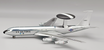 Die-cast metal Boeing EC-137D Sentry AEW&C model aircraft.