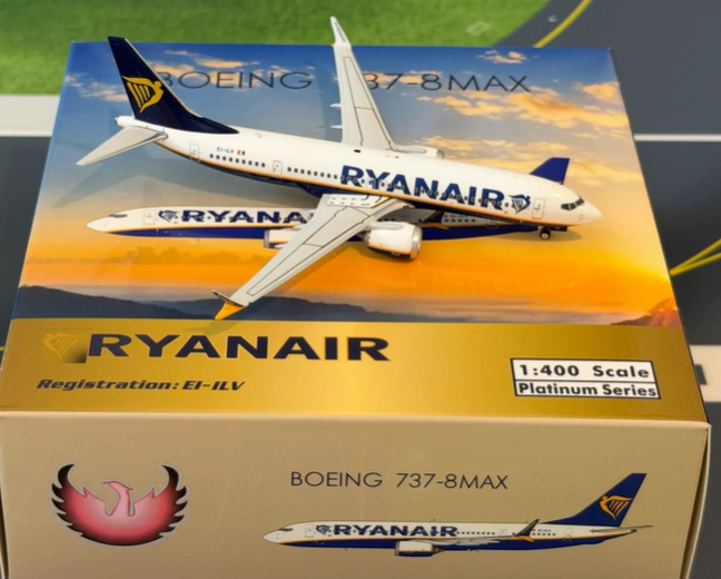 PH12098 | Phoenix 1:400 | Boeing 737 MAX 8 Ryanair EI-ILV | is due June 2026