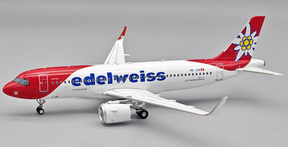 InFlight200 die-cast metal model of an Airbus A320-271N Edelweiss Air aircraft.