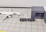 AG-PORTABLECABINS | Airport Accessories 1:400 | 6x Portable Cabins Temporary Operations Buildings Airport Model 1:400 Scale