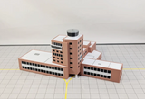 AG-LHROLDTOWER | Airport Accessories 1:400 | HEATHROW AIRPORT Old ATC Air Traffic Control Tower 1:400 Scale Building London
