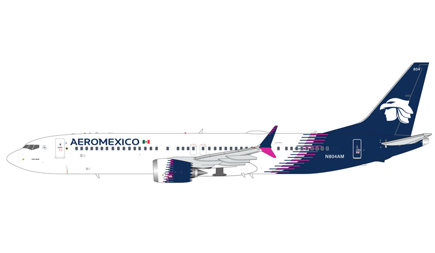 G2AMX1518 | Gemini200 | Boeing 737 MAX 9 AeroMexico N804AM | is due October 2026