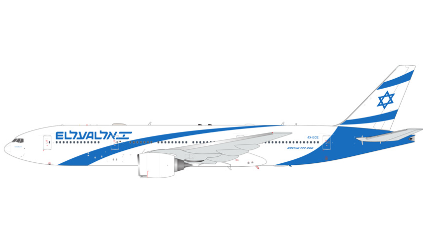 G2ELY1529 | Gemini200 | Boeing 777-200ER El Al 4X-ECE | is due October 2026