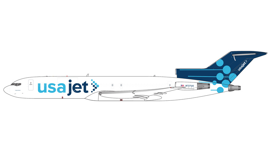 GJJUS2432 | GeminiJets 1:400 | Boeing 727-200F USA Jet Airlines N727US | is due October 2026