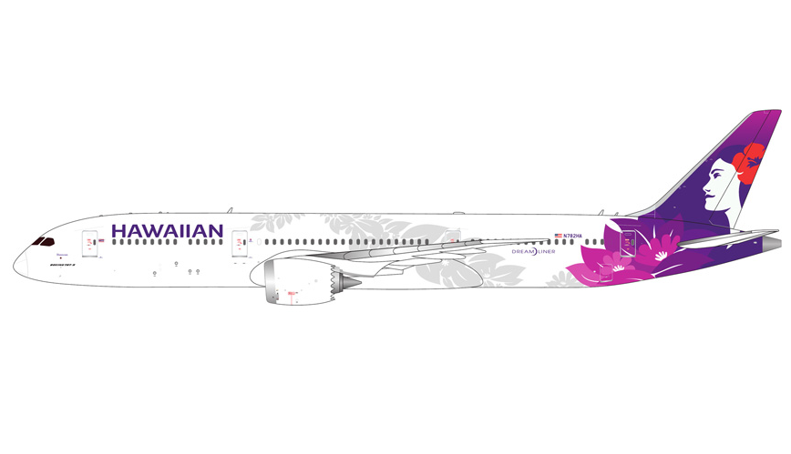 GJHAL2436 | GeminiJets 1:400 | Boeing 787-9 Dreamliner Hawaiian Airlines N782HA | is due October 2026