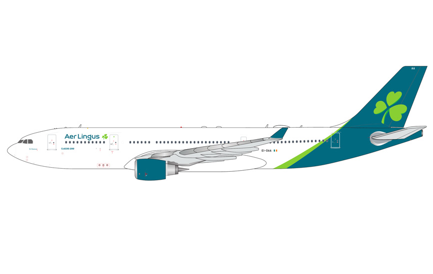 GJEIN2422 | GeminiJets 1:400 | Airbus A330-200 Aer Lingus EI-DAA | is due October 2026
