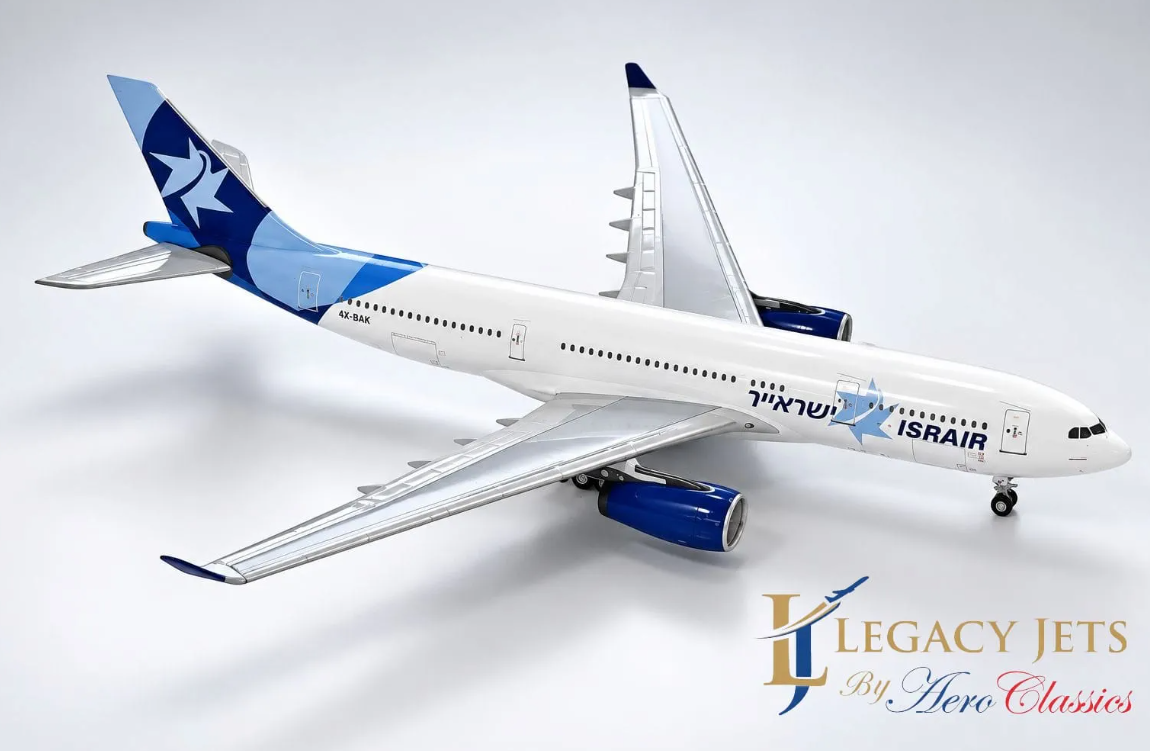 AC411580 | Aero Classics 1:400 | Airbus A330-300 Israir Airlines 4X-BAK | is due October 2026
