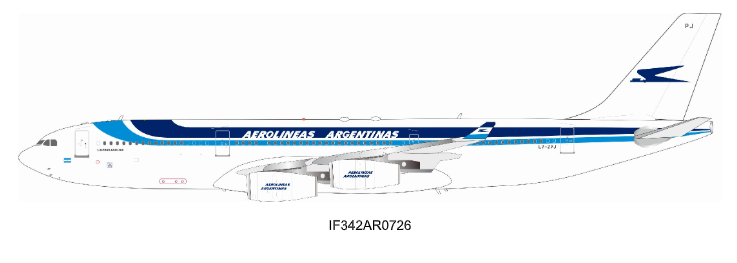 IF342AR0726 | Inflight200 | Airbus A340-211 Aerolineas Argentinas LV-ZPJ | is due October 2026